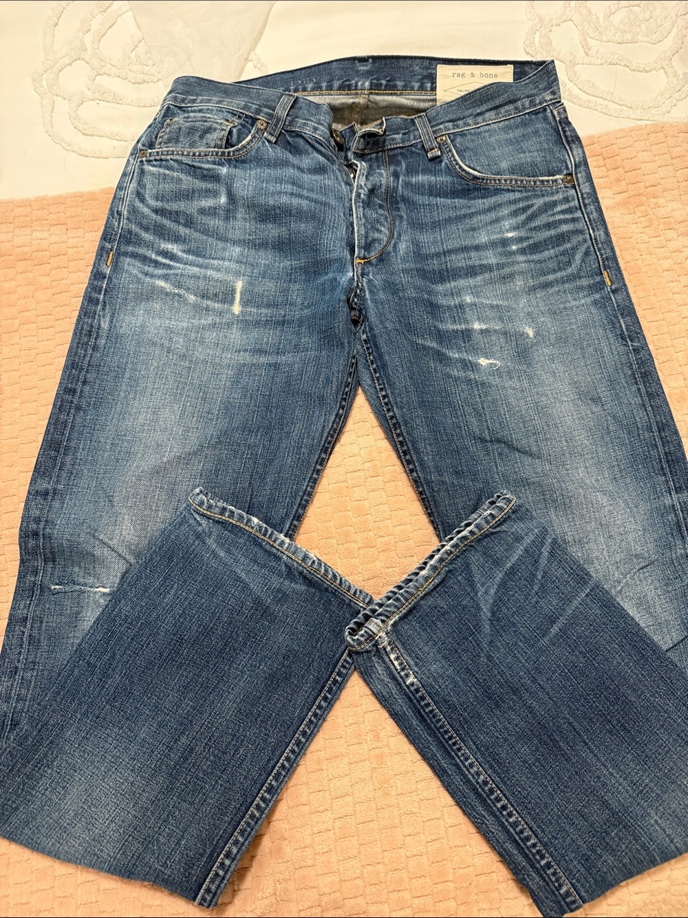 Rag & Bone RB 15X Slim Straight Tailored Workwear Men's
